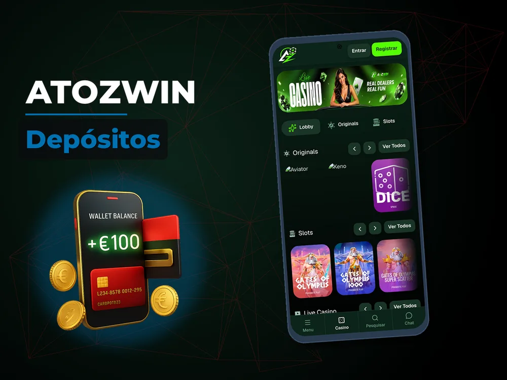 Atozwin - Depósitos
